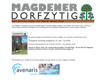 Tablet Screenshot of dorfzeitung-magden.ch